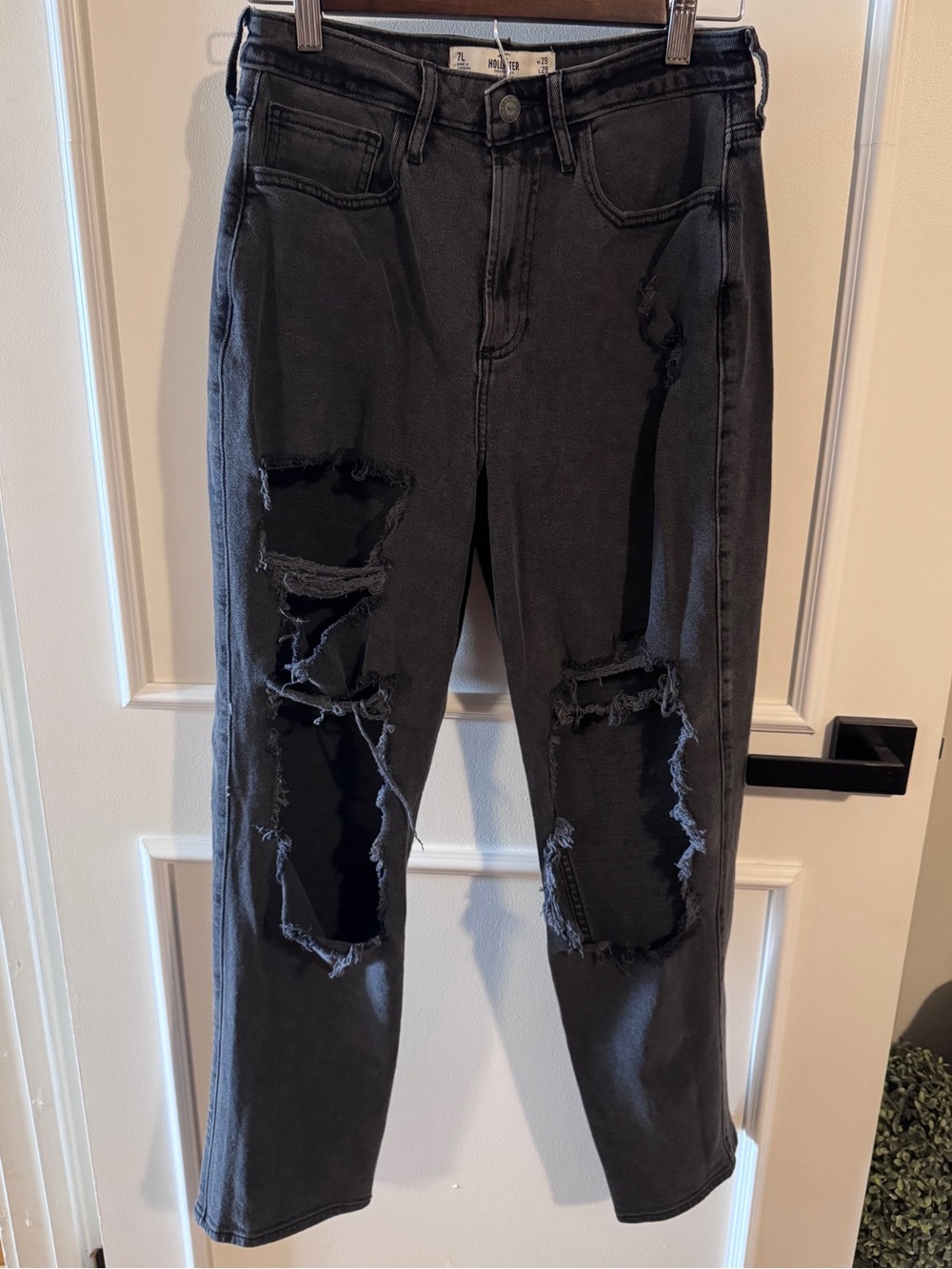 Hollister Distressed Ripped Knee Jeans